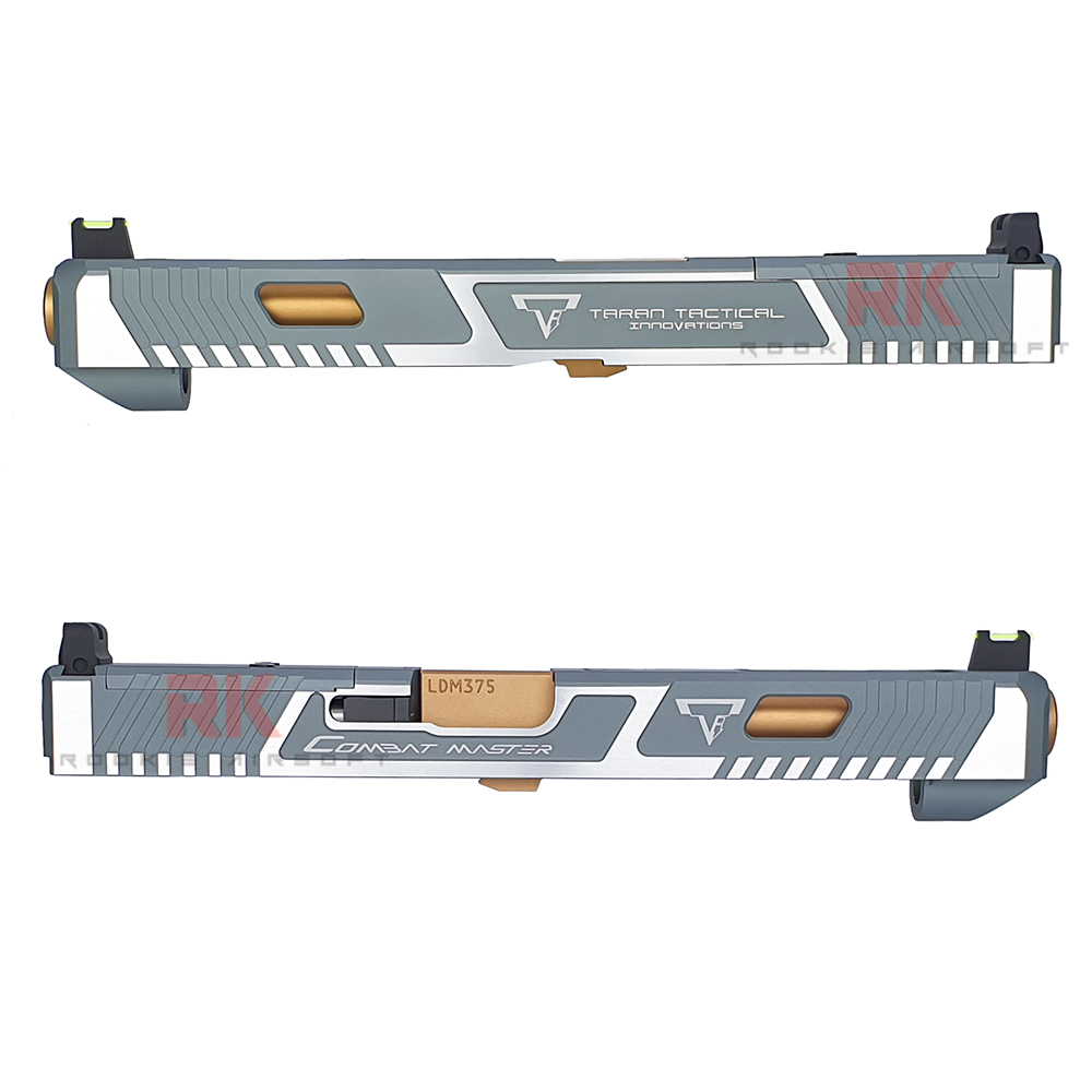 Nova CNC Aluminum TTI G34 RMR Slide Kit for Marui G17 Gen3 / G34 (Matte Silver)