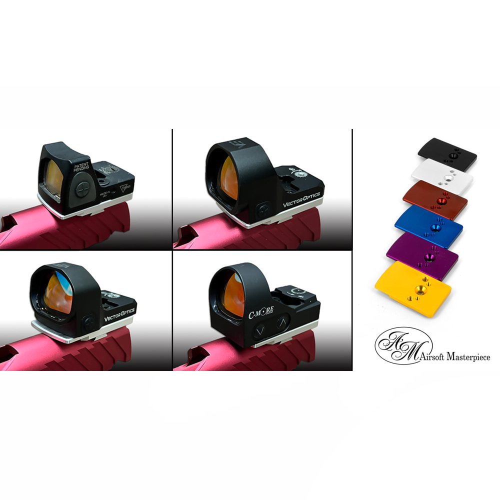 Airsoft Masterpiece Rear Sight Mount for Hi-CAPA 5.1 (Black)