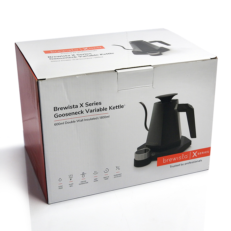 BREWISTA X GOOSENECK VARIABLE KETTLE 800ML สีดำ