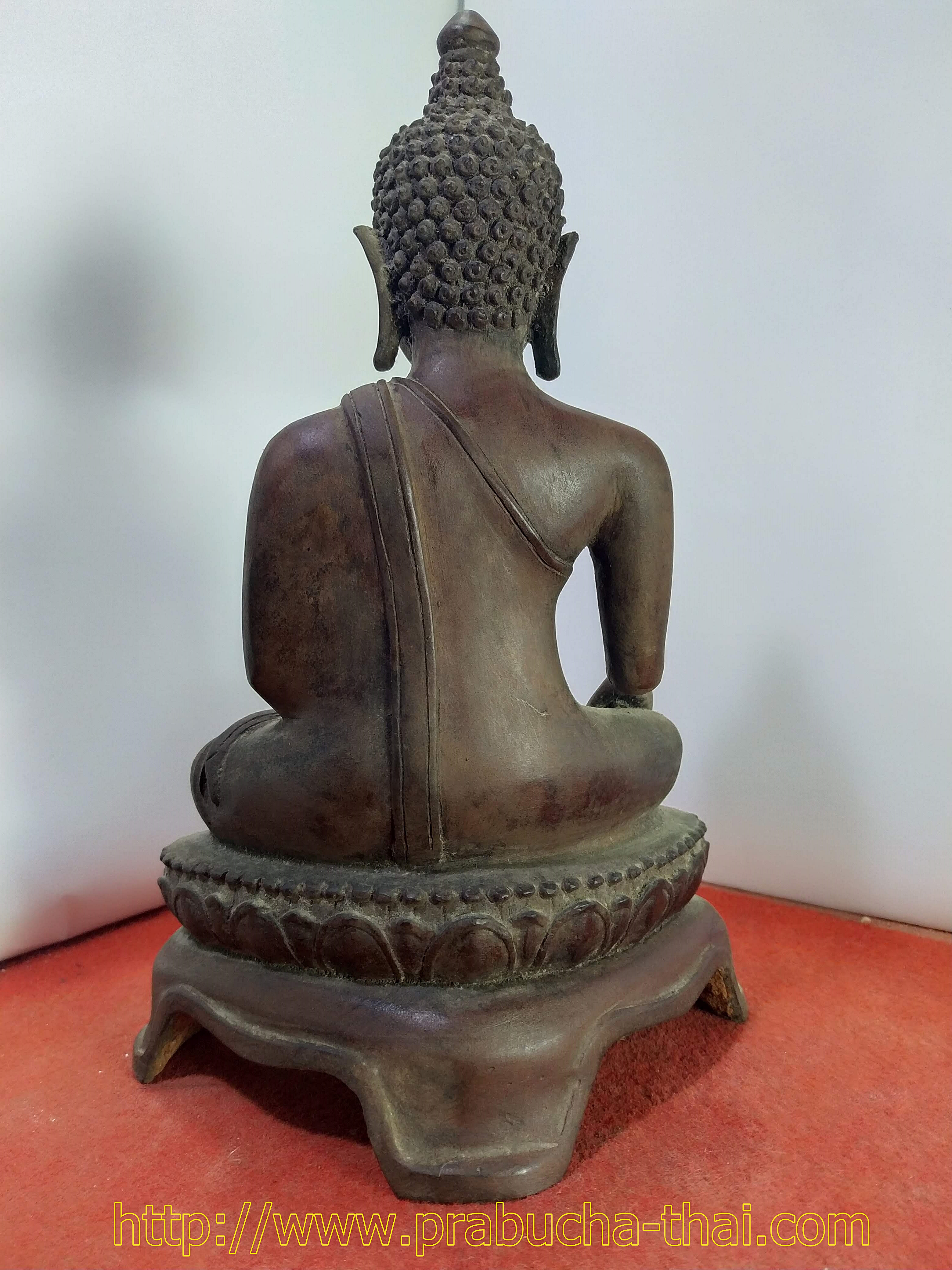 พระเชียงแสน สิงห์1 ฐานบัวสามขา หน้าตัก 5 นิ้ว เนื้อสำริด