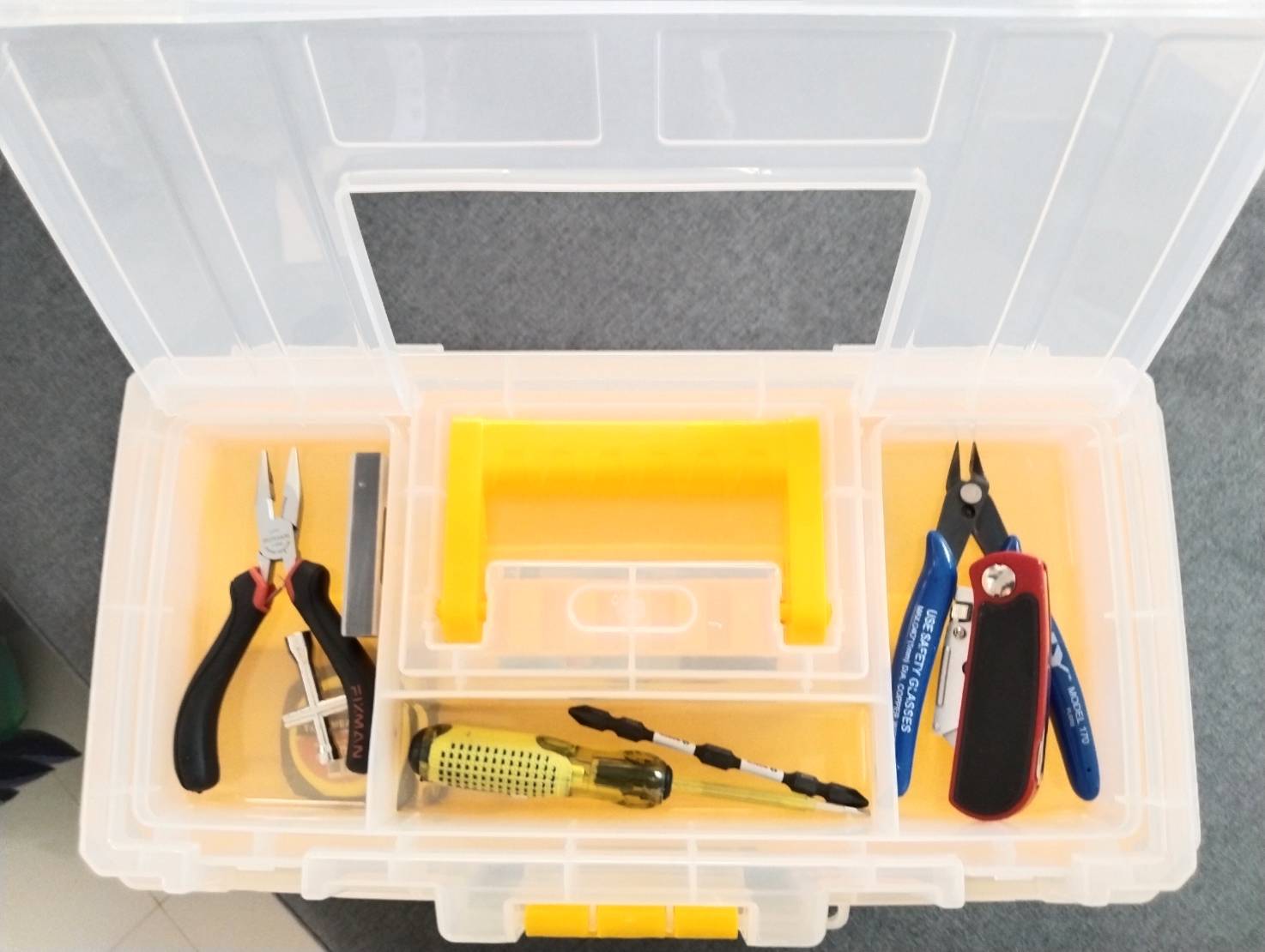 กล่องเครื่องมือสำหรับนักประดิษฐ์ หุ่นยนต์ 2พร้อมสว่าน