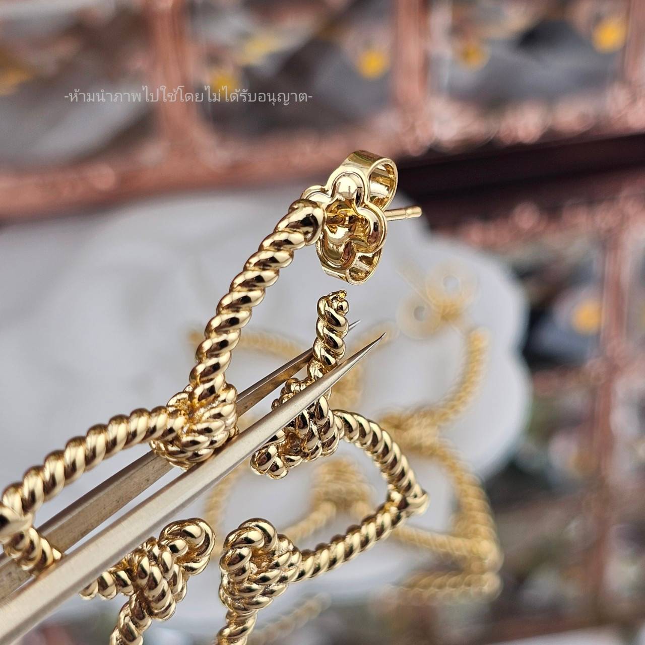 ต่างหู LOUIS VUITTON ต่างหู หลุยวิสตอง ต่างหู LV ติดหู