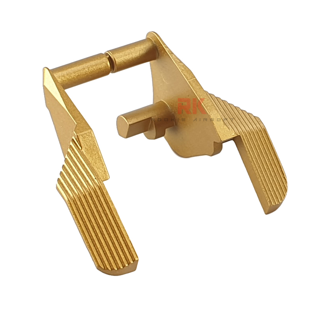 KF Airsoft Steel Thumb Safety & Plunger Set For TM Hi-Capa - Gold