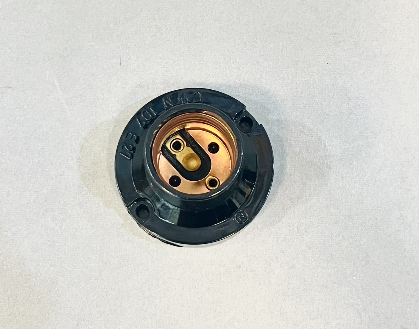 ขั้วแป้นเกลียว เล็ก แบกกาไลท์ ดำ