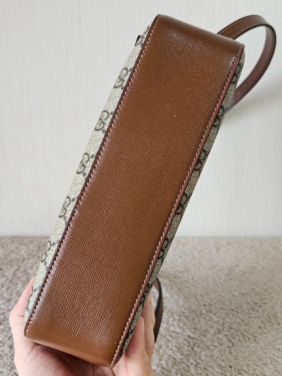 Gucci Horsebit Small Camera Brown