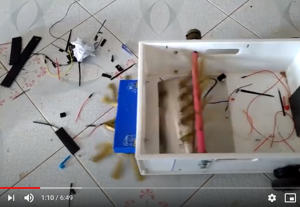 หุ่นยนต์เก็บขยะ แบบง่ายๆใช้งานได้จริง Ex