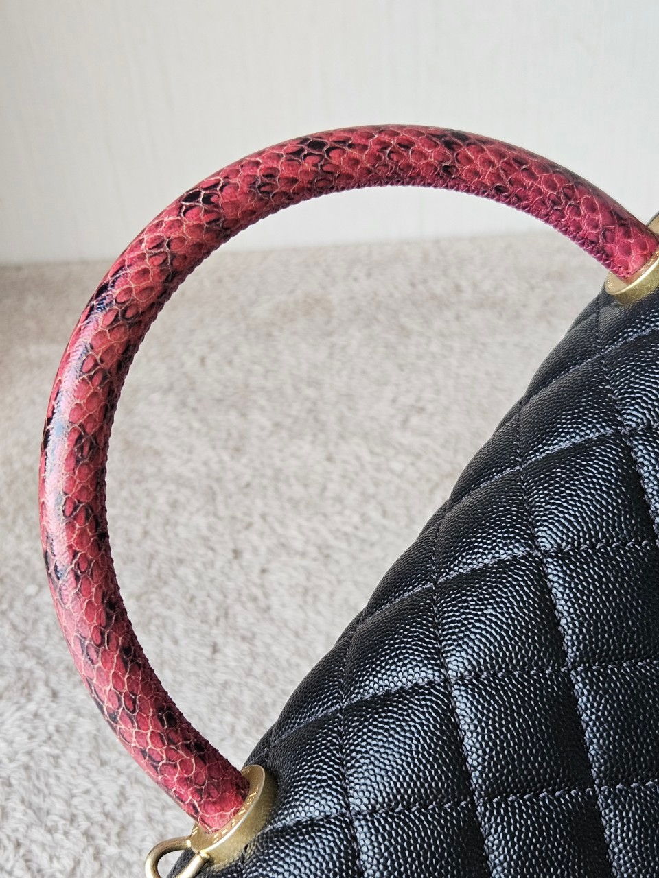 Chanel Coco 10.5 Caviar Lizard holo26