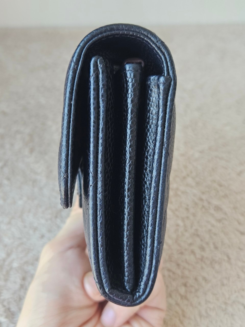 Chanel Sarah Black Cavier SHW