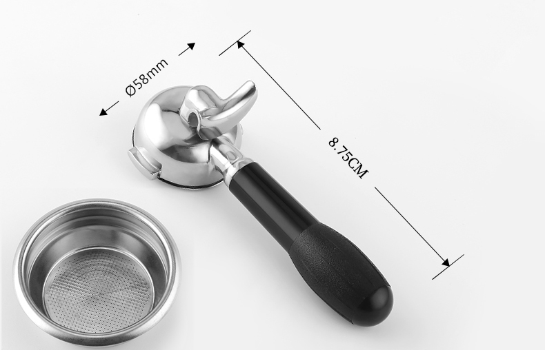 Coffee machine home Italian full semi-automatic small pump pressure steam milk foam 1450W.