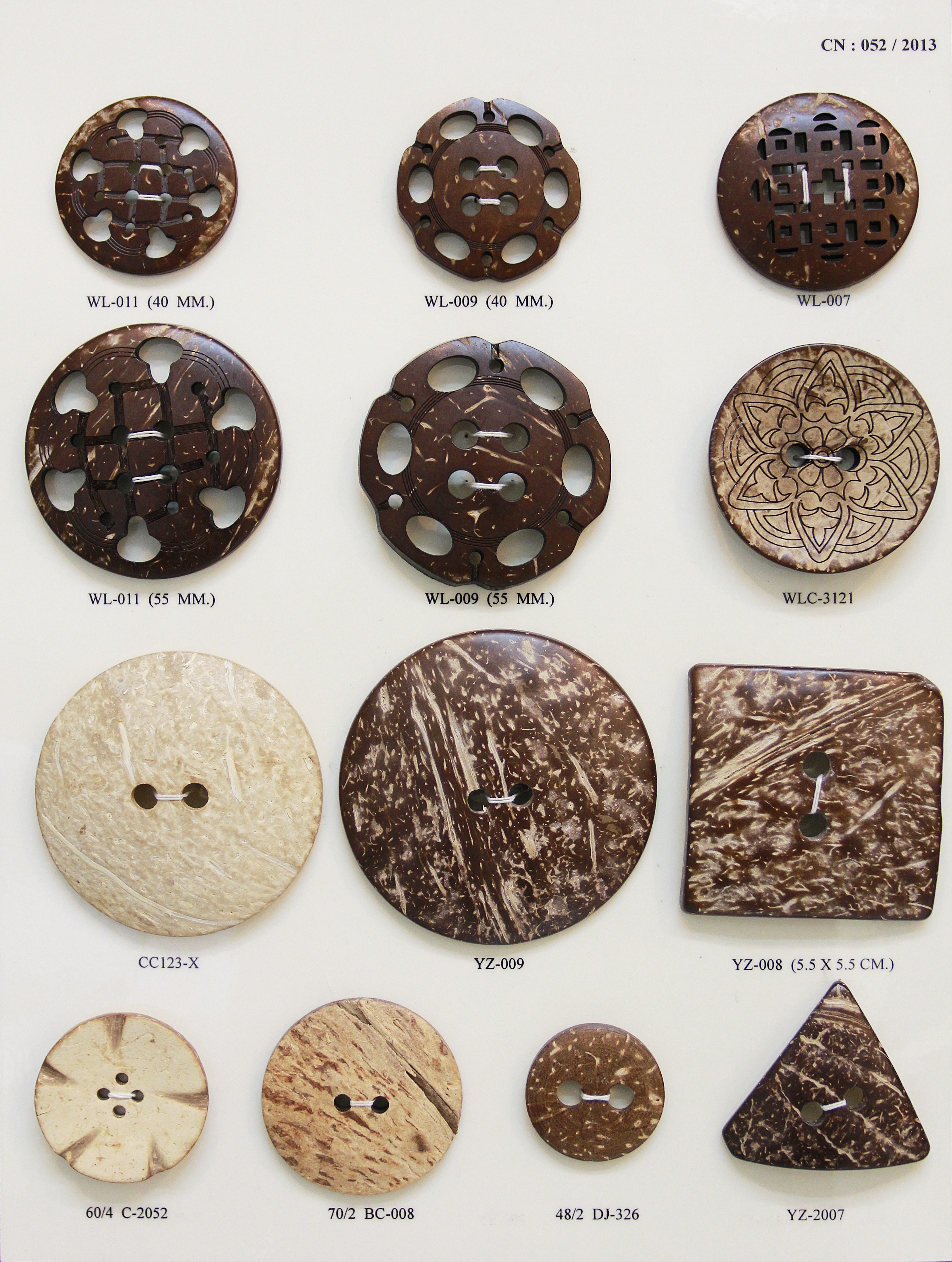 NATURAL BUTTONS
