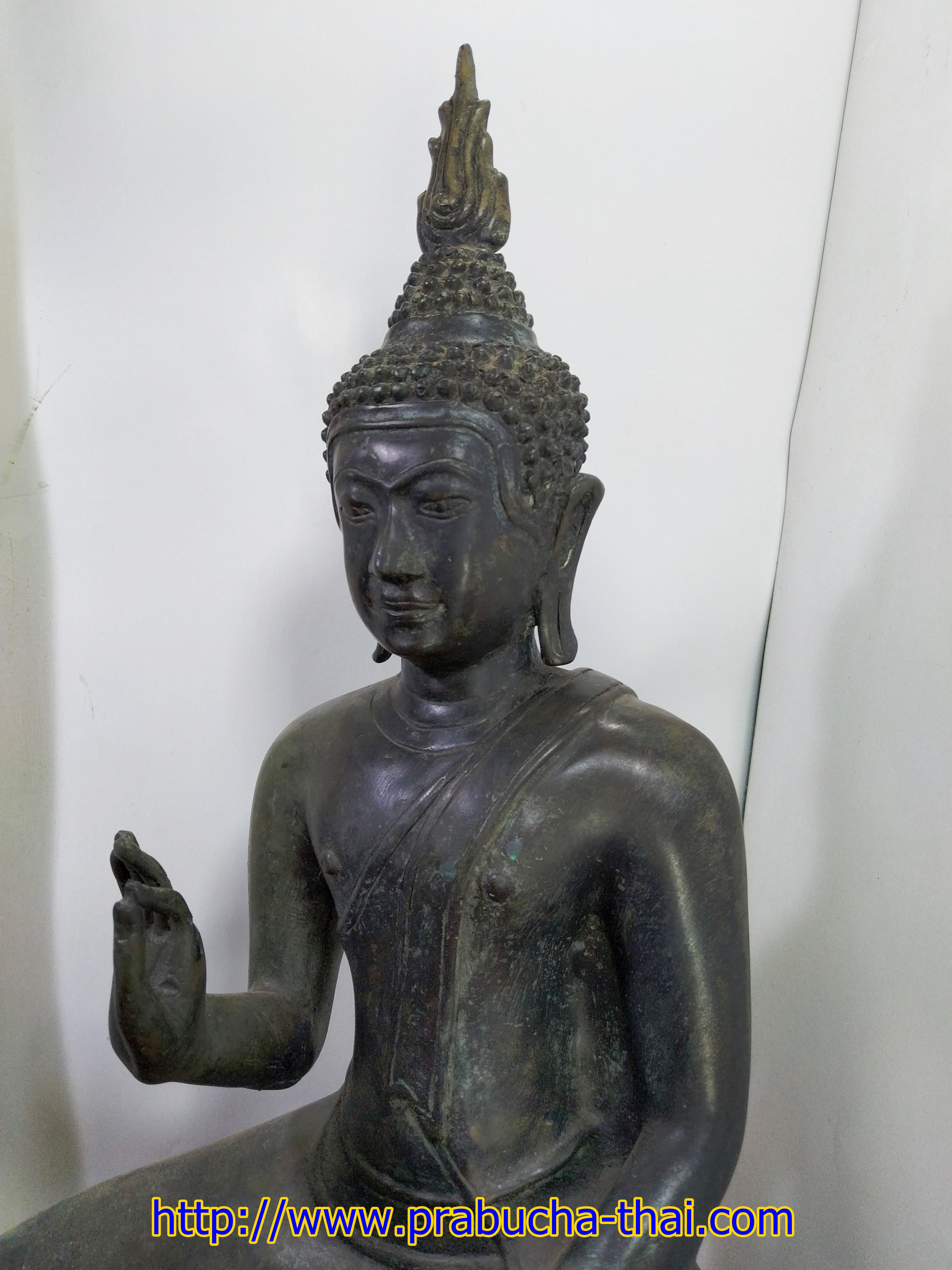 พระอู่ทอง ปางประทานพร หน้าตัก 9 นิ้ว เนื้อโลหะสำริด
