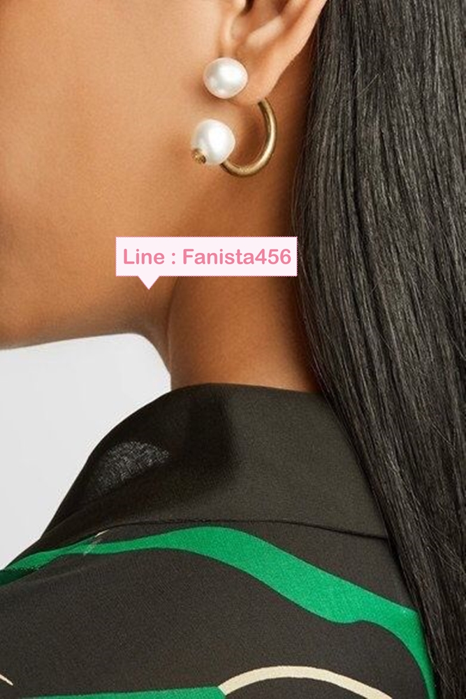 ต่างหูกุชชี่ ต่างหู Gucci มุก Hiend Pearl Gucci Earring