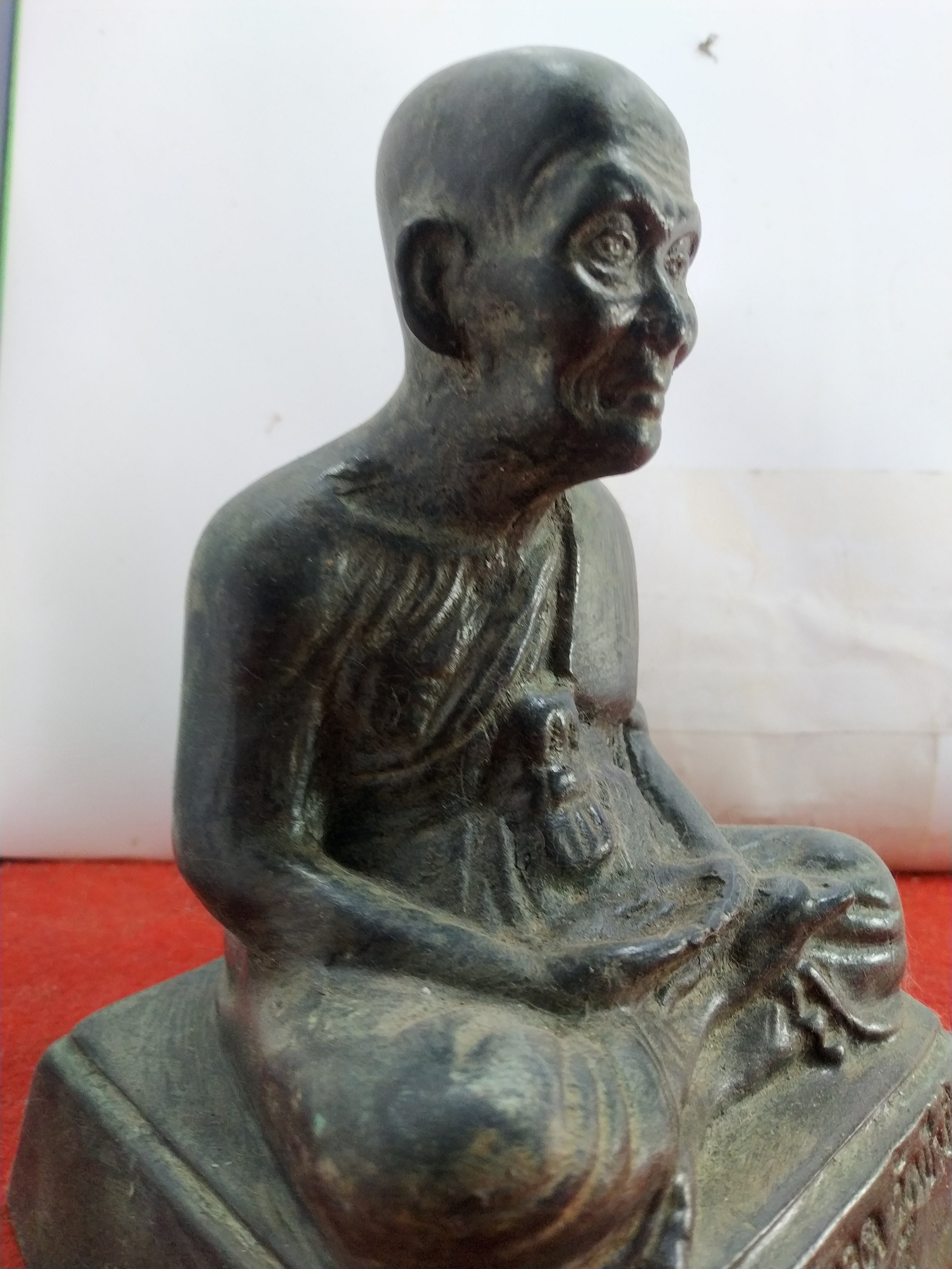 พระบูชา รูปหล่อ หลวงปู่ทวด วัดช้างให้ พ.ศ ๒๕๐๕ หน้าตัก 4 นิ้ว