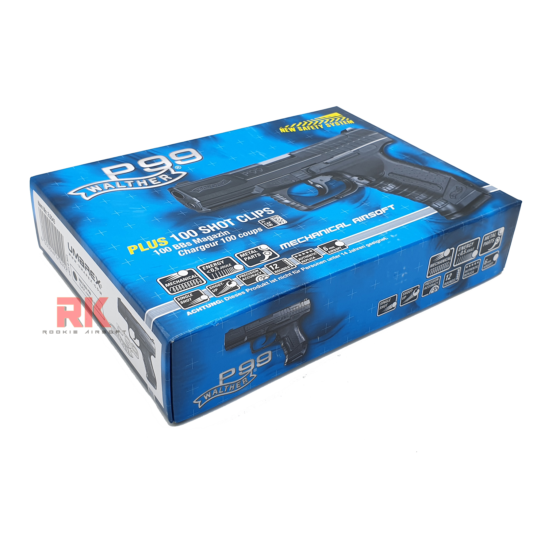 UMAREX Wlather P99 Sping Powered Pistol (Black)