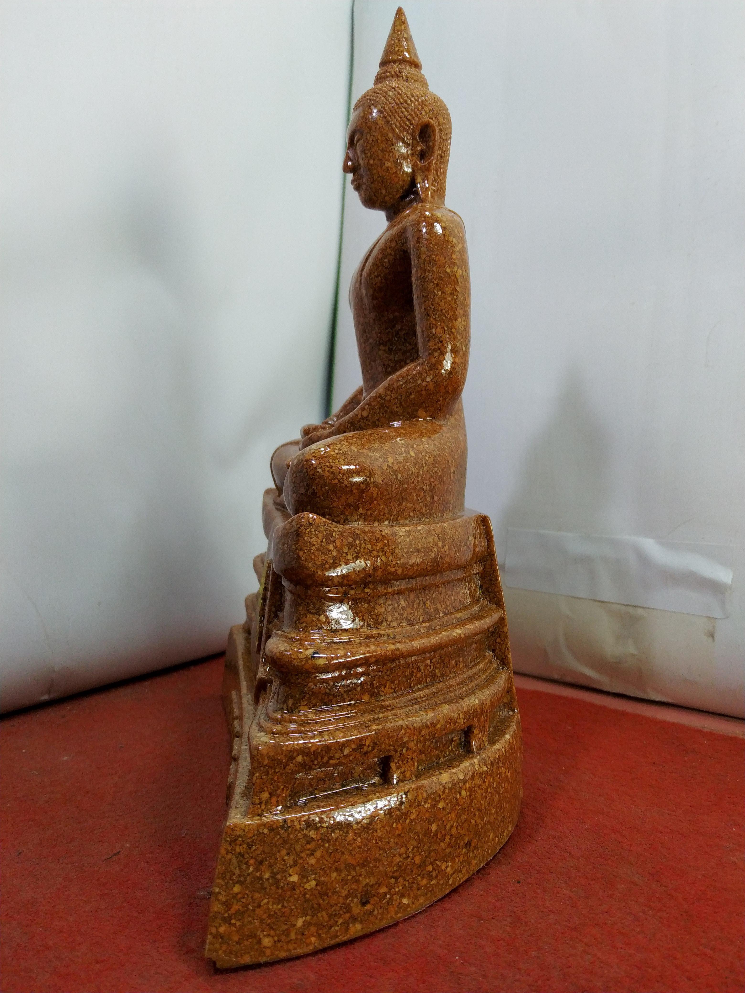 หลวงพ่อโสธร เนื้อกระเบื้องหลังคาโบสถ์ วัดโสธรฯ ฉะเชิงเทรา หน้าตัก 5 นิ้ว