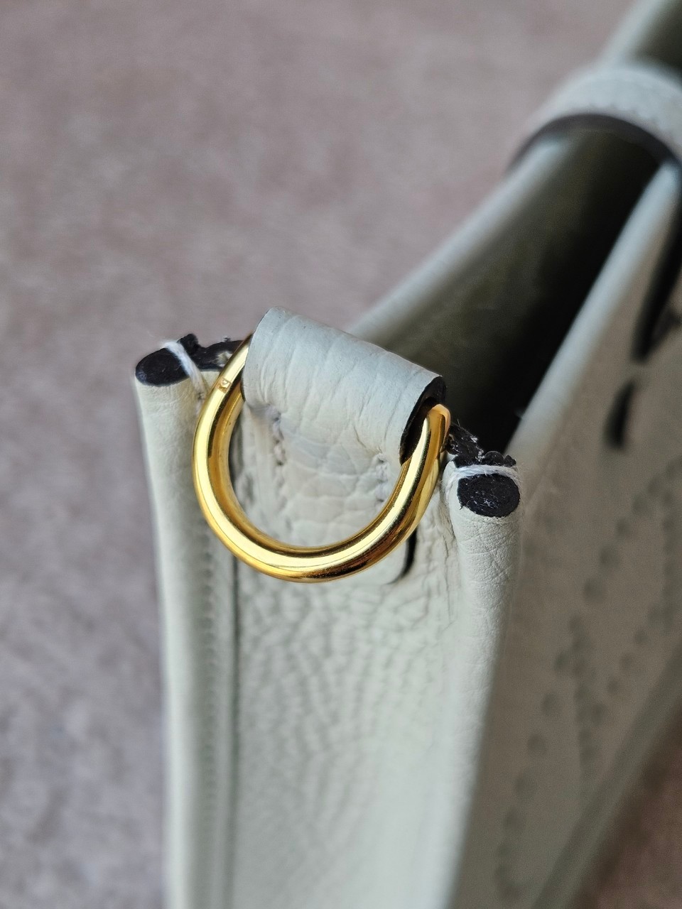 Hermes Evelyne mini size16 stamp B (2023) สี Gris Neve