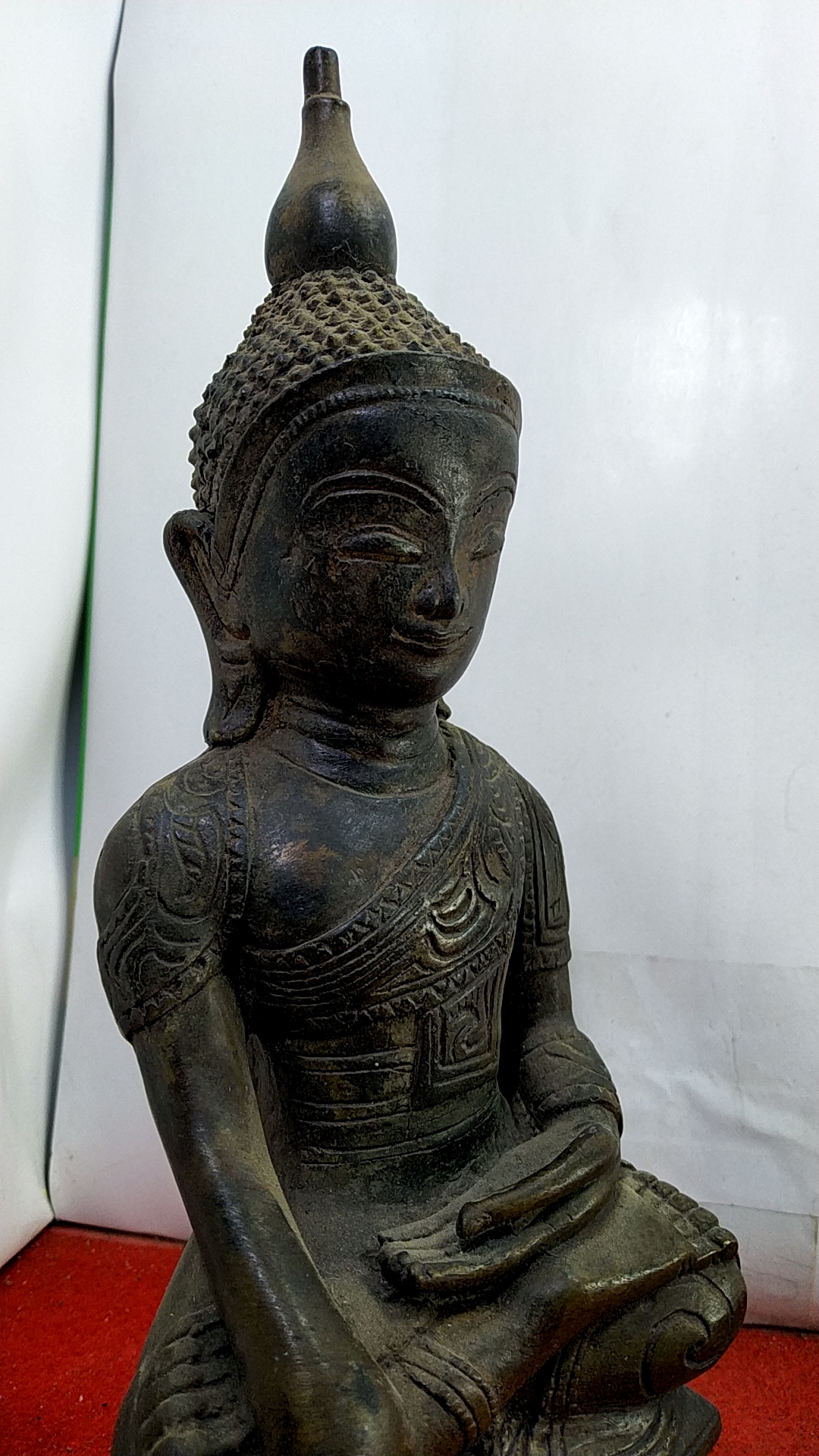 พระเชียงรุ้ง ทรงเครื่อง หน้าตัก 5 นิ้ว เนื้อโลหะสำริด