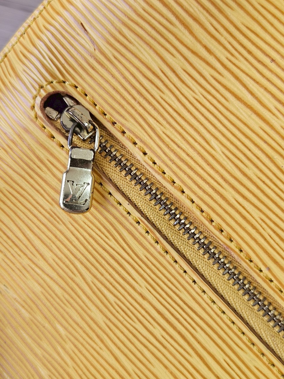 LV Yellow Epi Mabillon Backpack