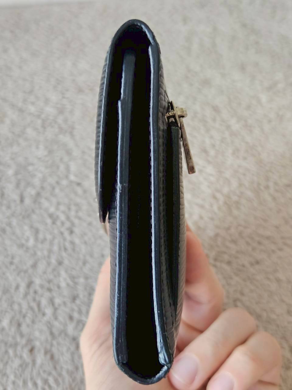 LV Eugenie Black Epi Wallet