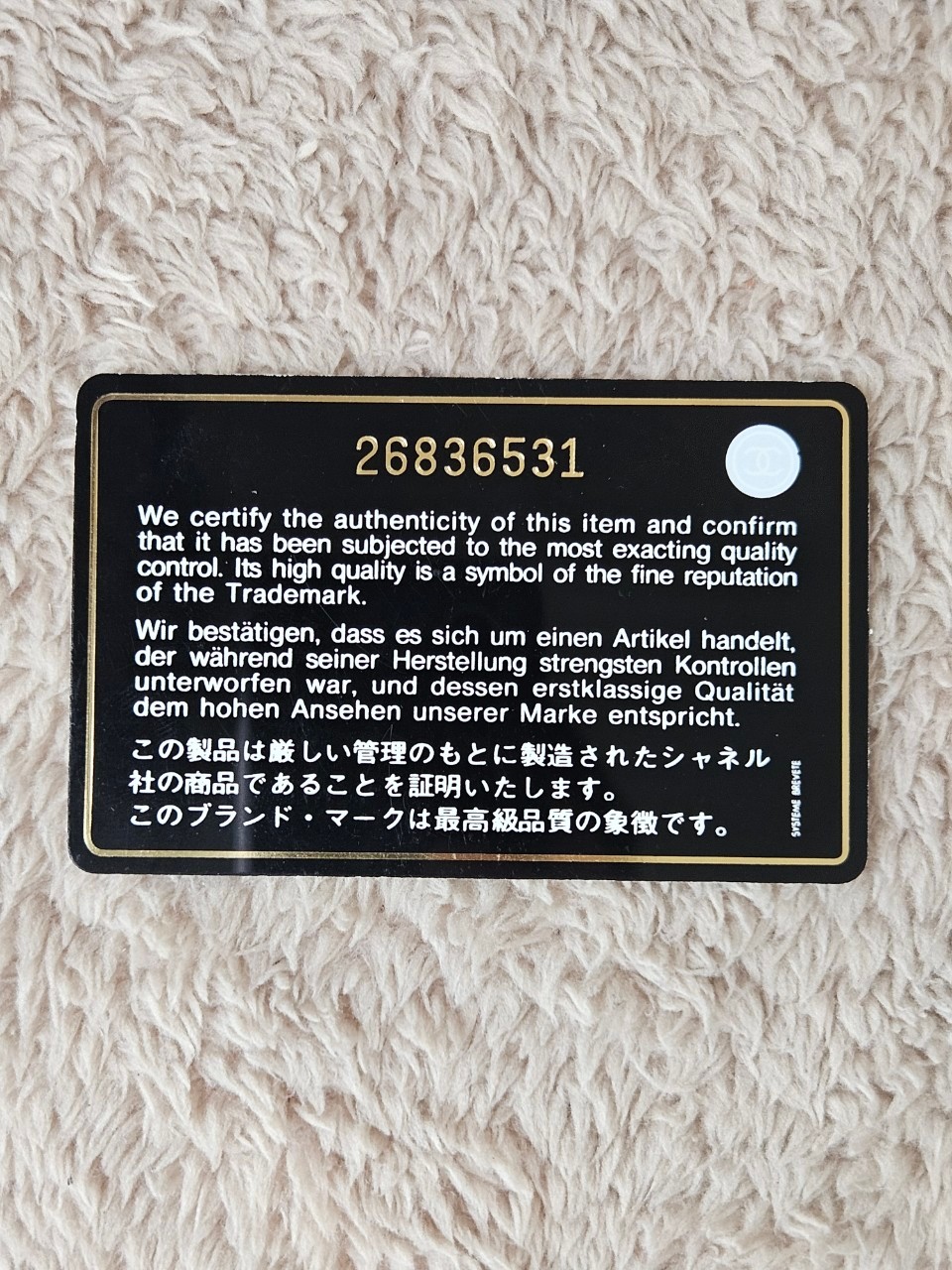 Chanel Coco 10.5 Caviar Lizard holo26