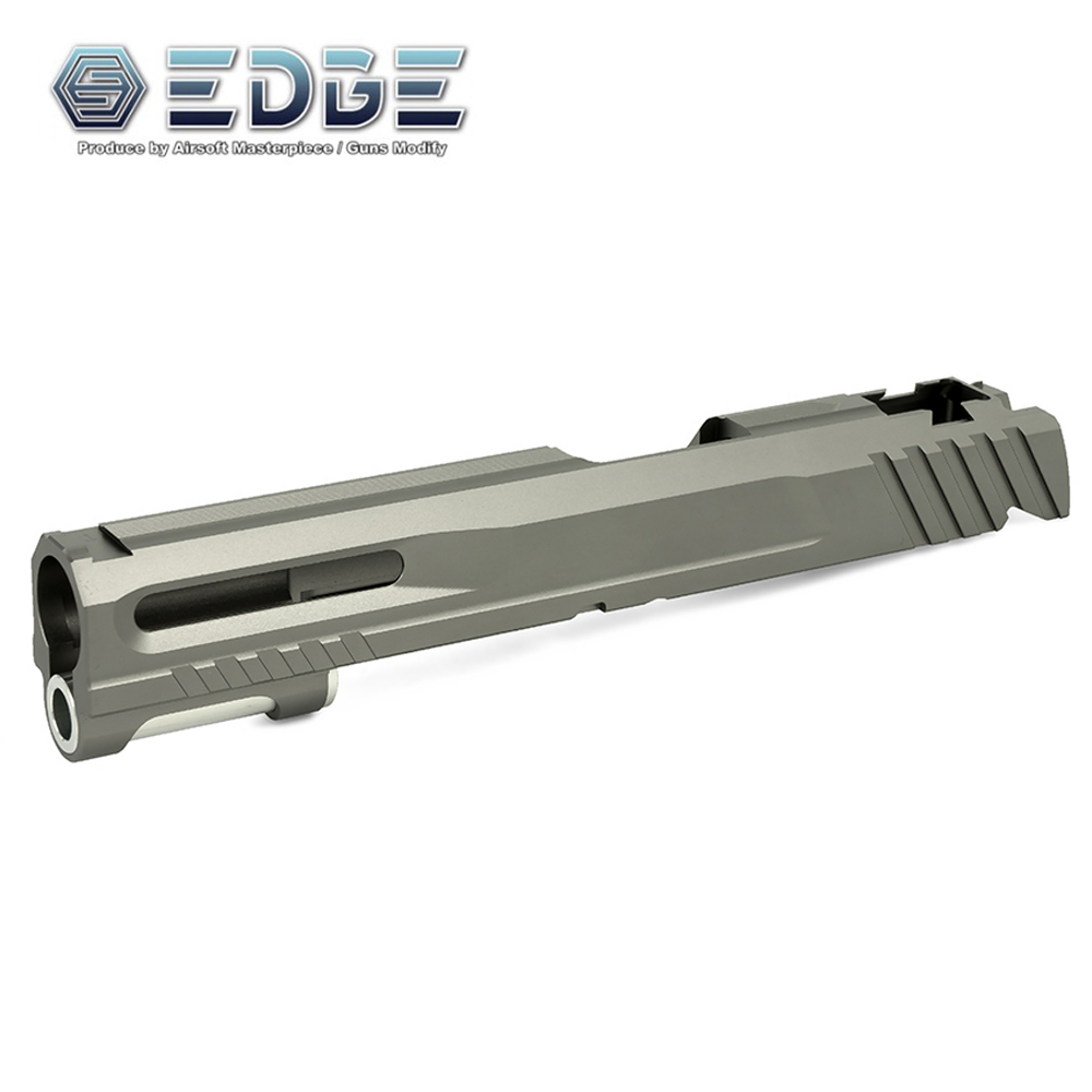 EDGE "NORRIS" Aluminum Standard Slide for Hi-CAPA / 1911 (Grey)
