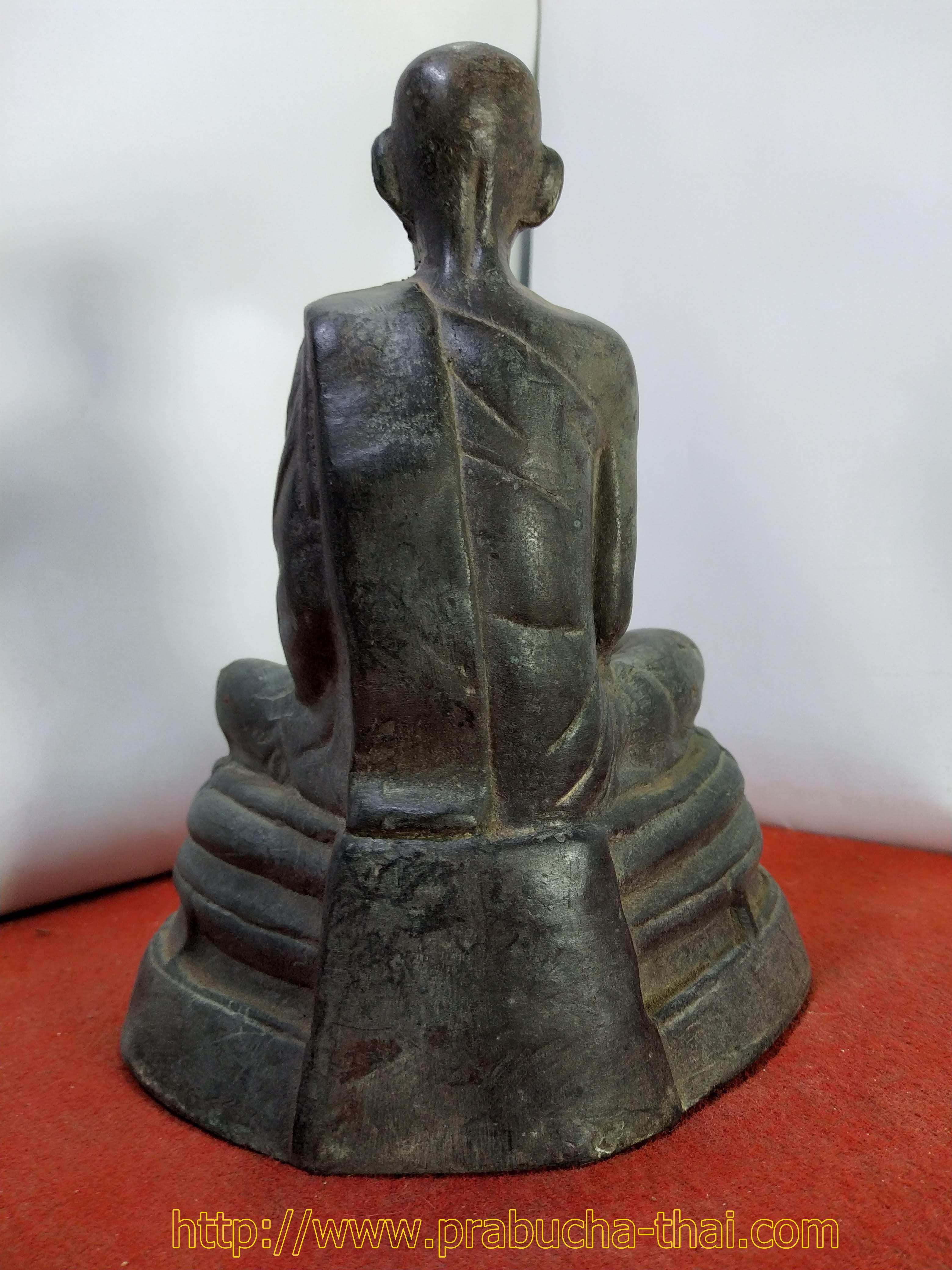 หลวงพ่อพรหม ถาวโร วัดช่องแค อ.ตาคลี จ.นครสวรรค์ หน้าตัก 5 นิ้ว (หล่อโบราณ)