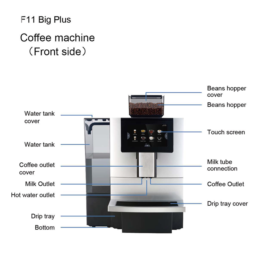 เครื่องชง Dr.coffee F11 Big plus แท้งค์น้ำ 8 ลิตร (ด็อกเตอร์คอฟฟี่)