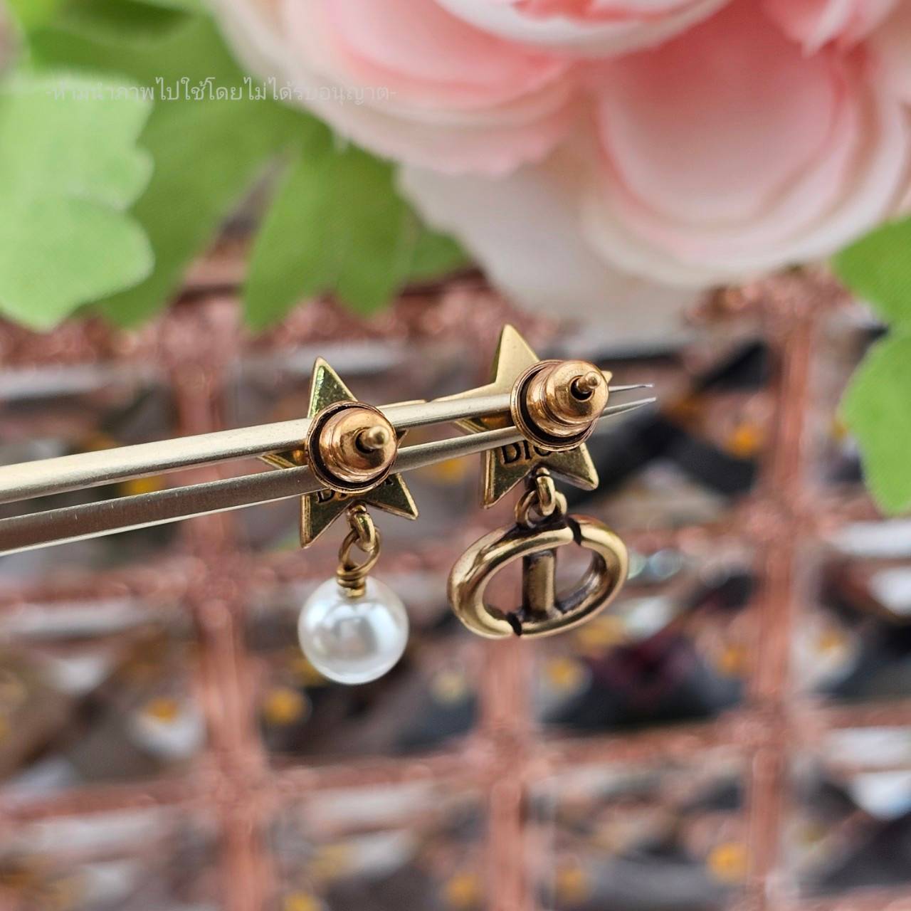 ต่างหูดิออ dior earrings ต่างหูดิออร์ ต่างหูดิออร์ หัวใจ