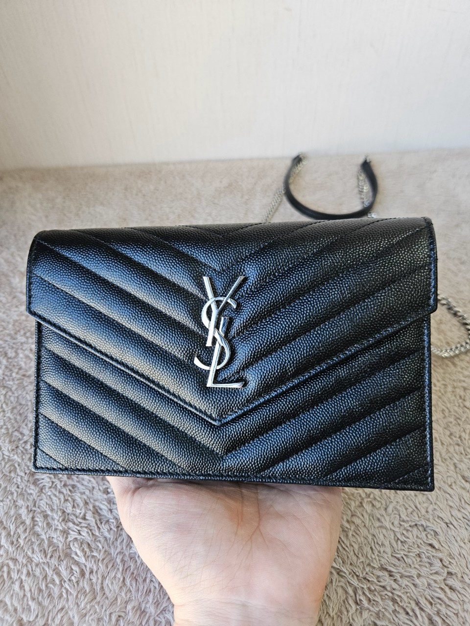 YSL WOC 7.5 สีดำอะไหล่เงิน