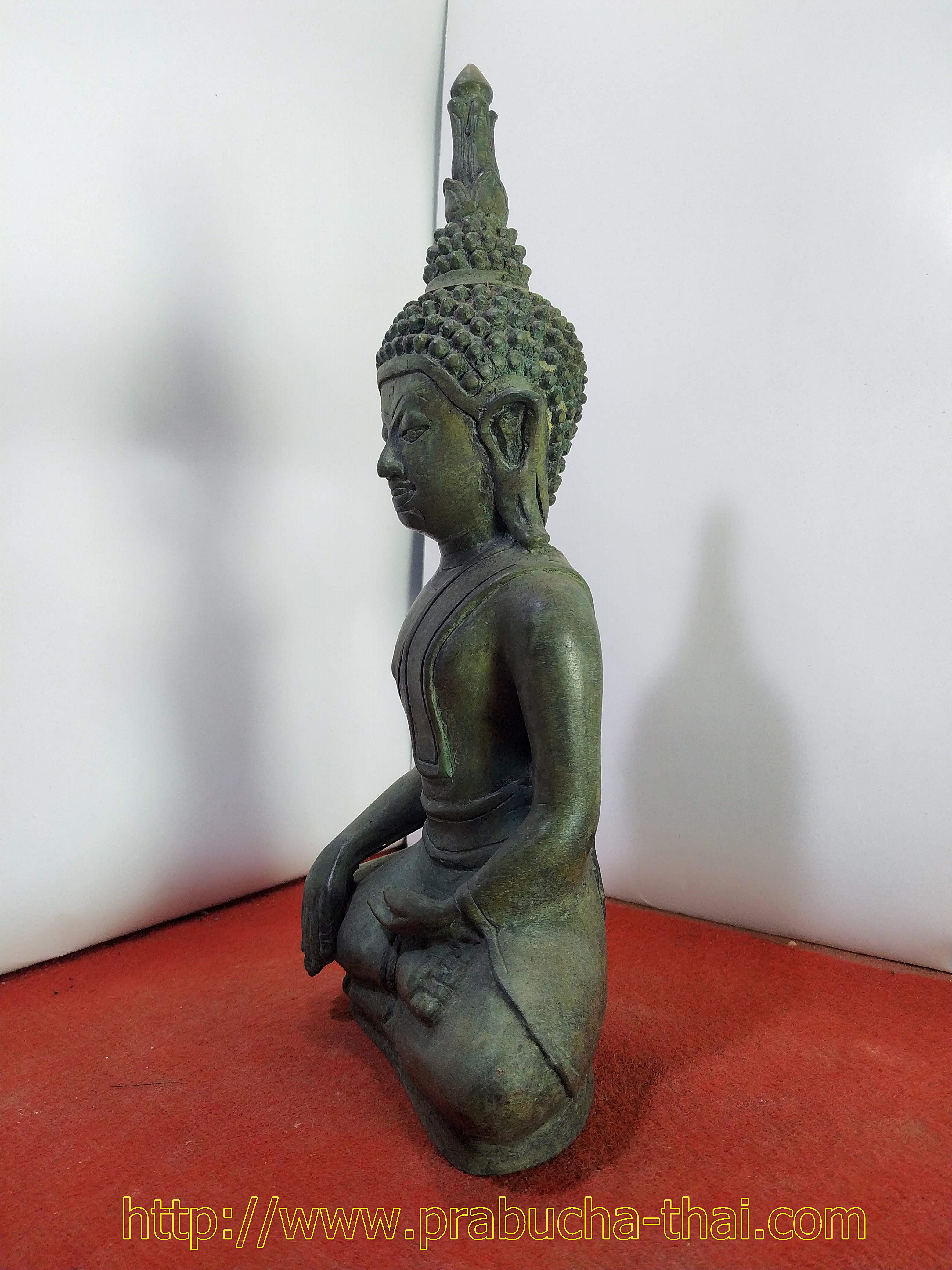 พระเชียงรุ้ง หน้าตัก 5 นิ้ว เนื้อโลหะสำริด