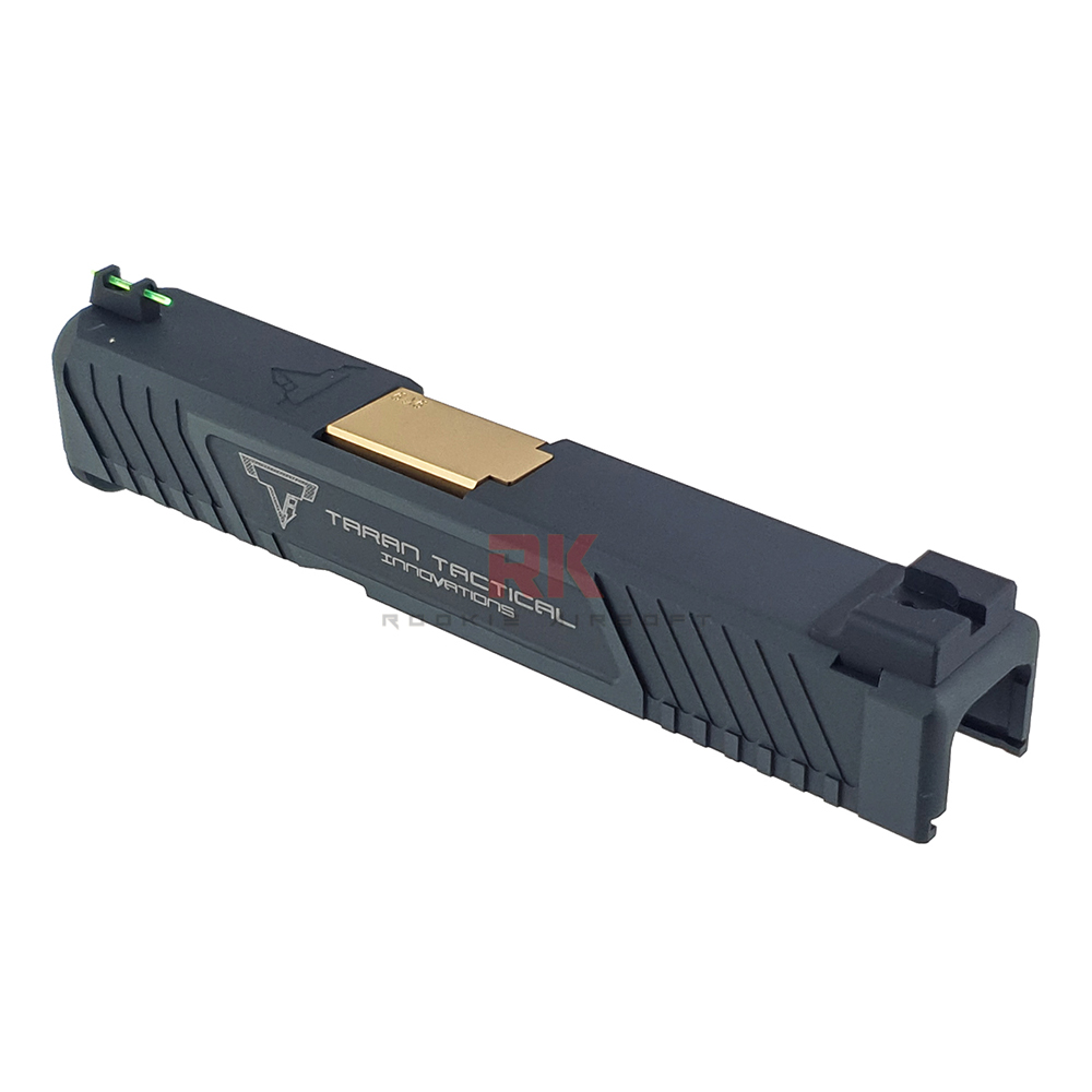 NOVA CNC Aluminum TTI Style G26 Slide Set for Marui G26 (Shiny Black)