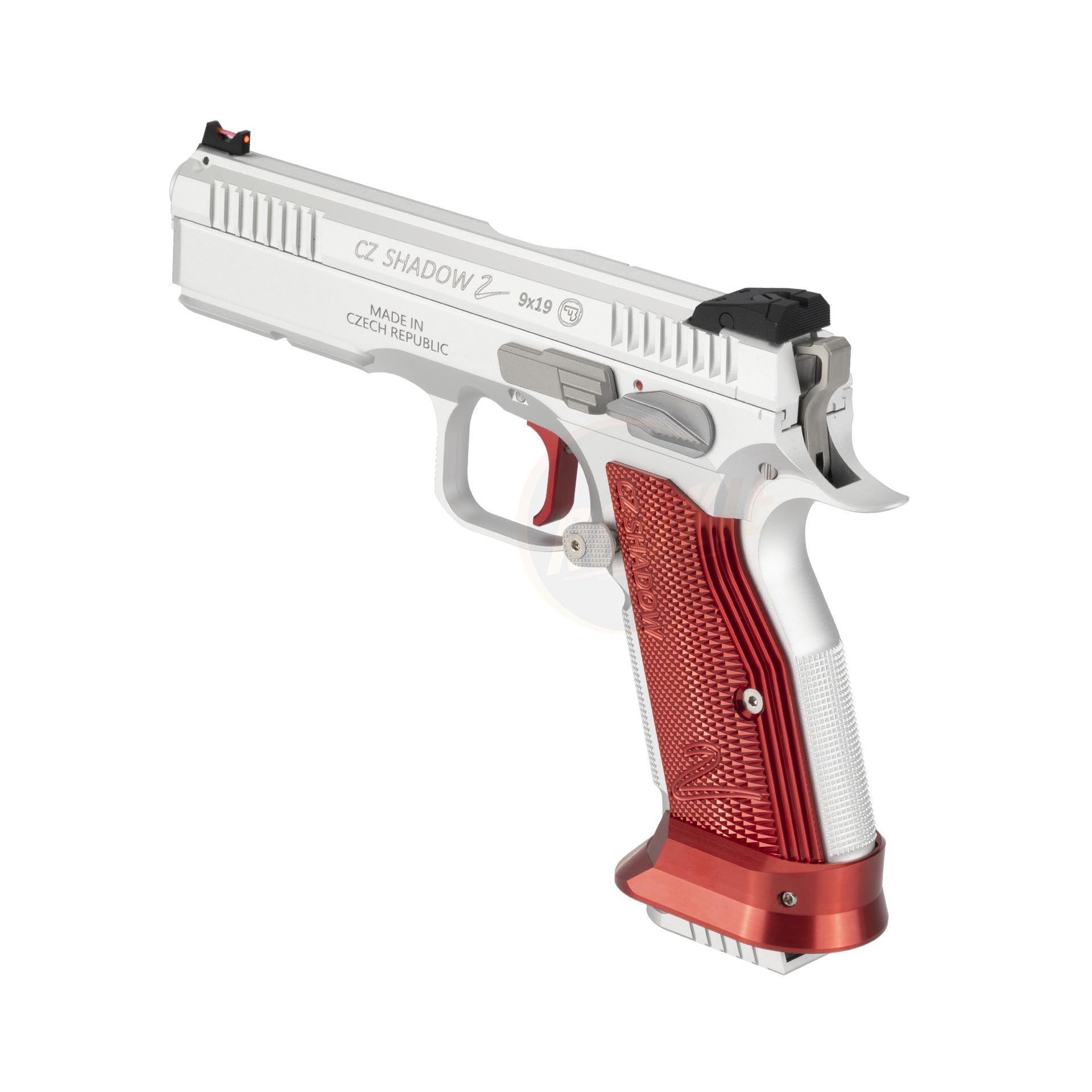 CL Project Custom KJ CZ Shadow 2 Single Action GBB (CNC Version) - Silver & Red Limited Edition