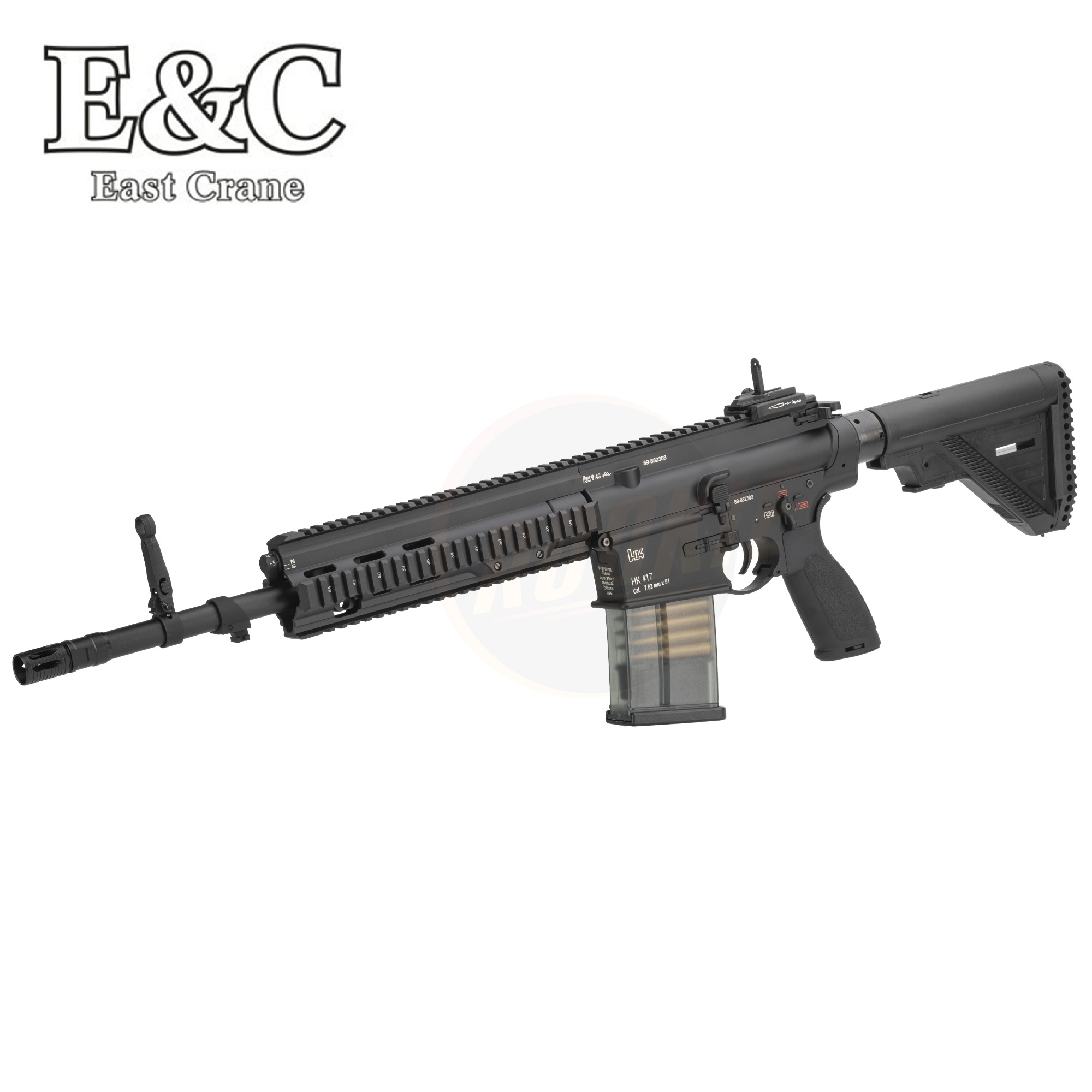 E&C 202 S2 HK417 A2 AEG - 10" Handguard / 16" Barrel