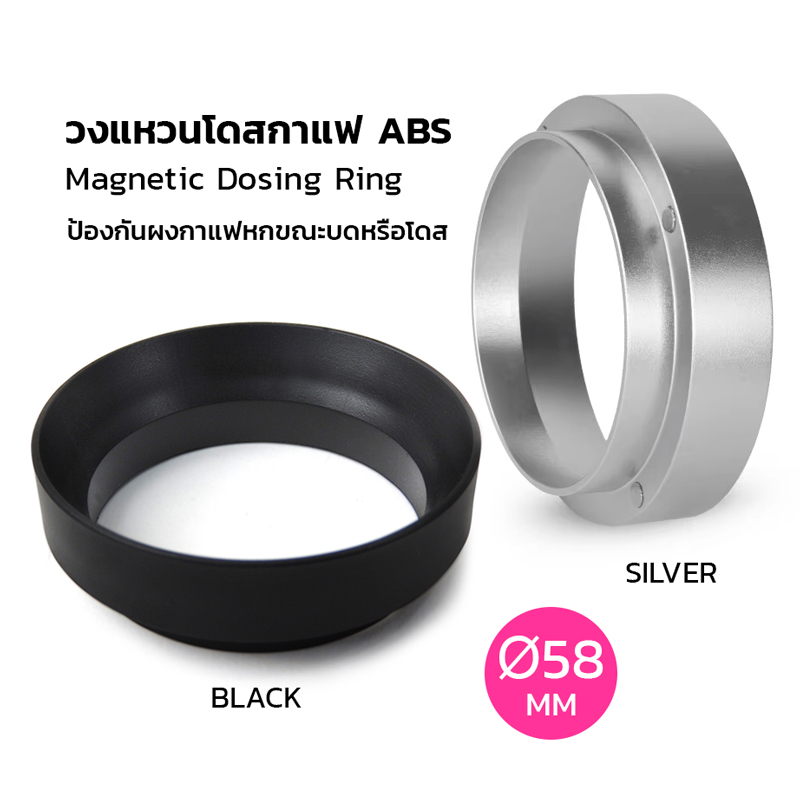 Magnetic Dosing Ring 58mm – Anti-Spill Funnel for Portafilter