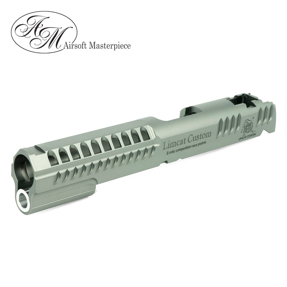 Airsoft Masterpiece LimCat Custom Standard Slide for Hi-CAPA / 1911 (Titanium Grey)