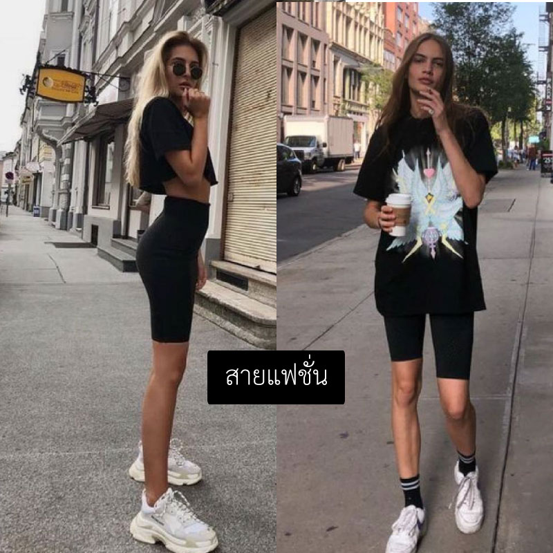 ขายส่ง กางเกงไบเกอร์ กางเกงแอโรบิคสั้น BIKER (ราคาต่อโหล) nongnini1988