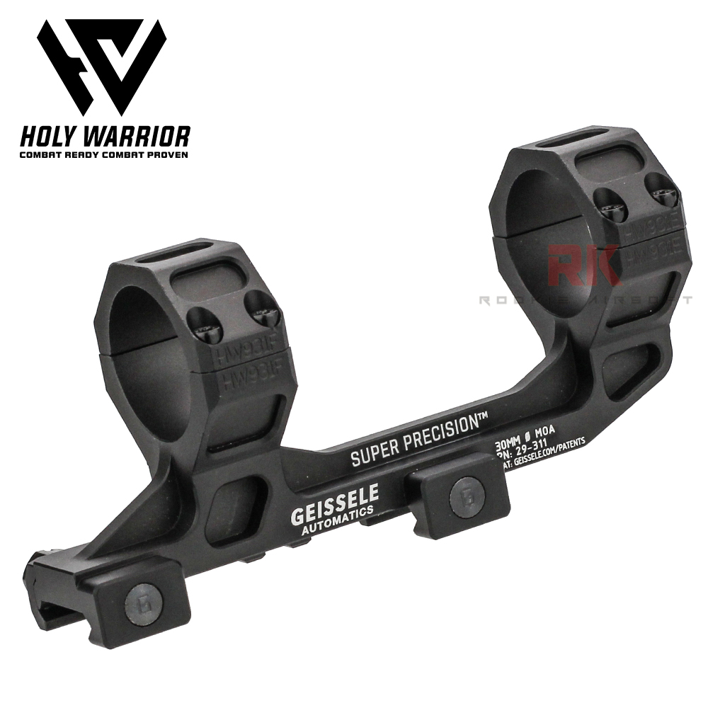 Holy Warrior G-Style Super Precision 1.54” Scope Mount (Black)