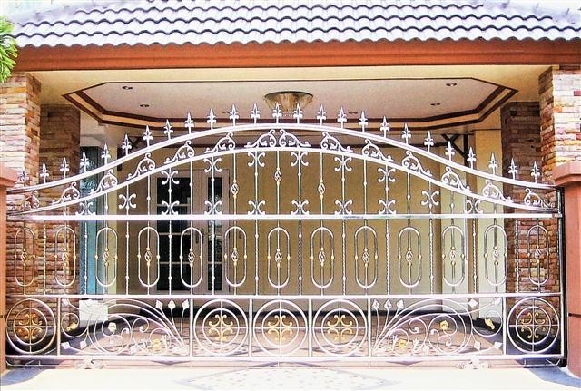 ประตูรั้วบ้านสแตนเลสราคาถูก ราชบุรี 0895700989