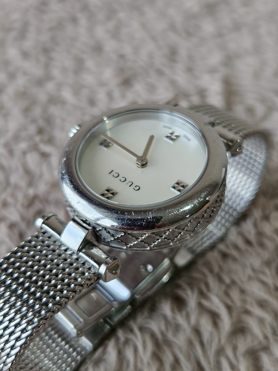 Gucci watch ya141504 Diamantissima Stainless