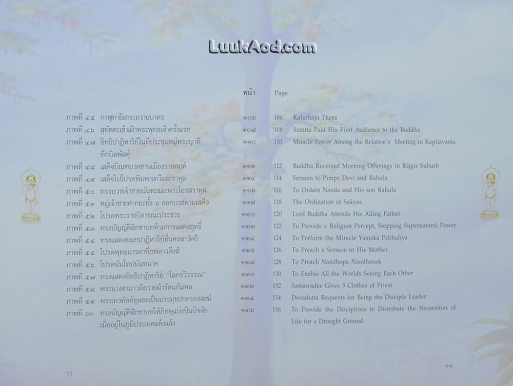 พุทธประวัติ History of Buddha (2 ภาษา ไทย-อังกฤษ)