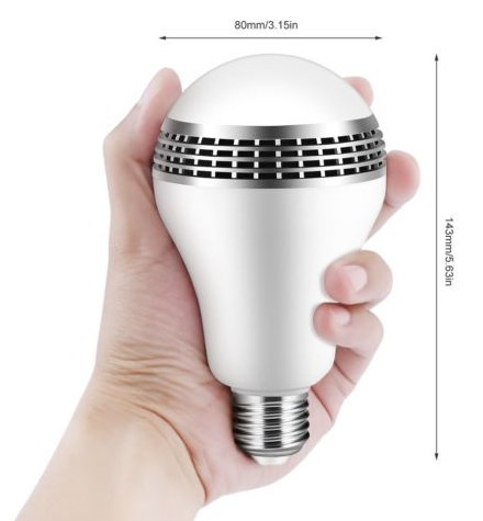 LED Bluetooth Speaker Magic Smart Bulb แบบ ขั้ว E27 (หลอดเปิดเพลงได้)
