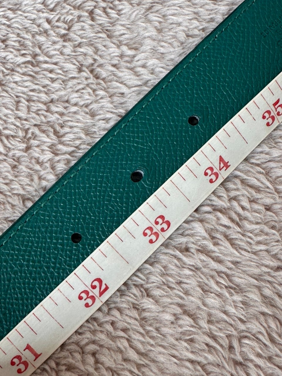 Hermes belt 32mm stamp R square