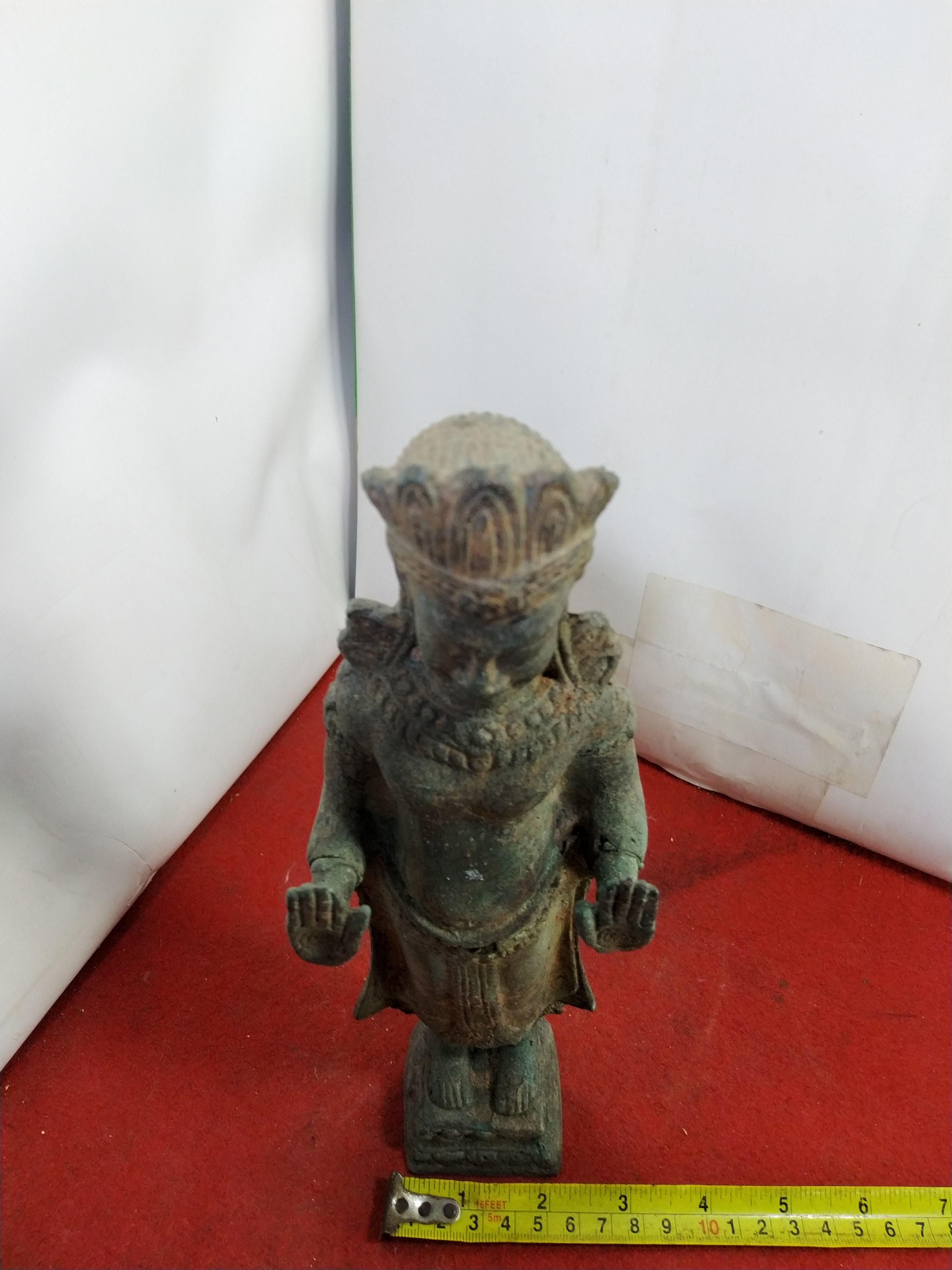 พระเทริดขนนก ลพบุรี ปางห้ามสมุทร สูง 12 นิ้ว