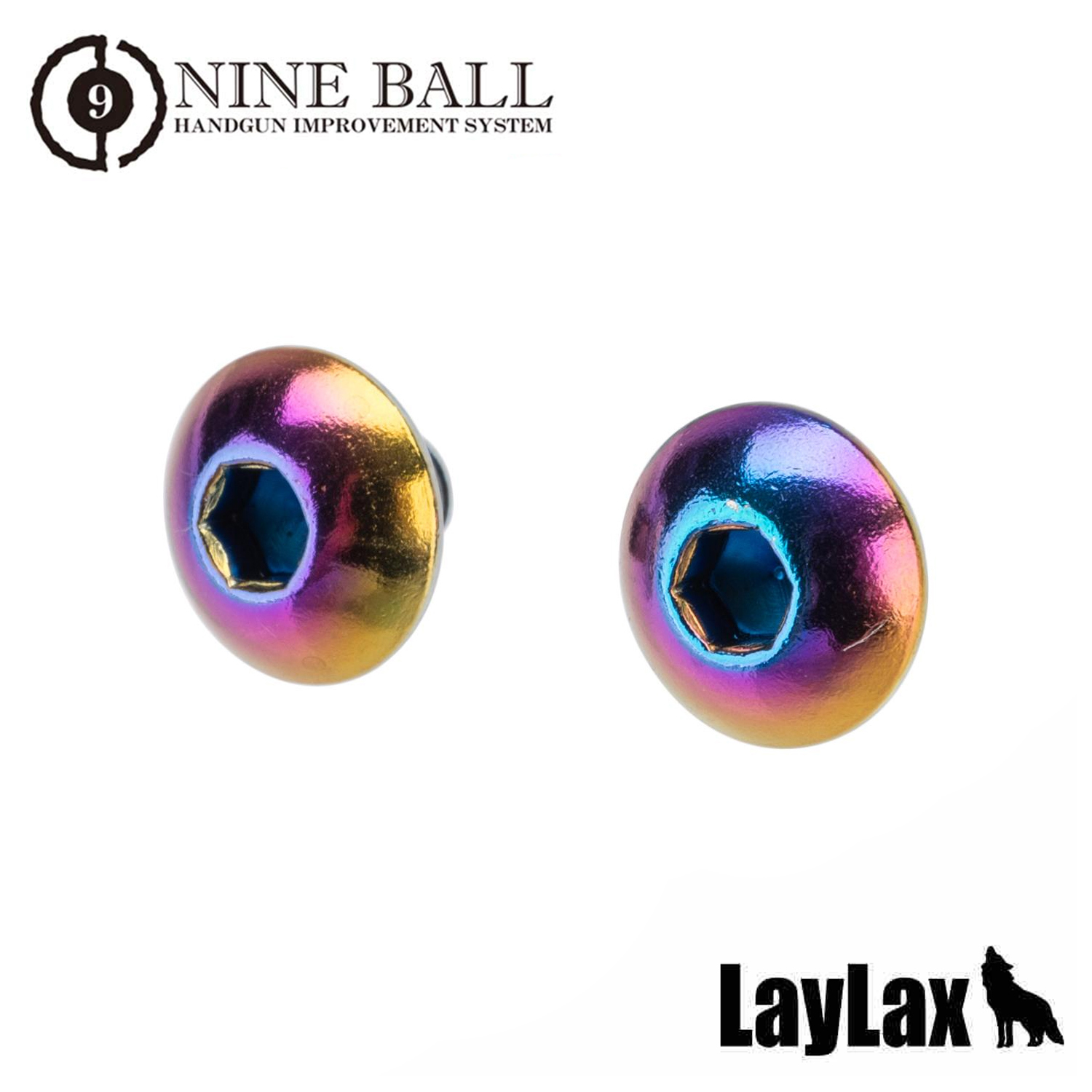 LAYLAX Nine Ball Grip Screw Set for TM Hi-CAPA Series - Heat Gradation