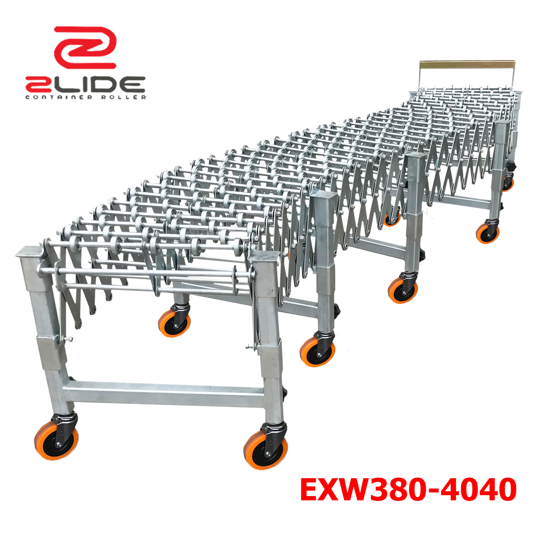Extendaflex รางลูกกลิ้ง (ลูกล้อ) ยืดหดได้ EXW 380-4040 spec W40 x L400( max ) x H( 55-85 )