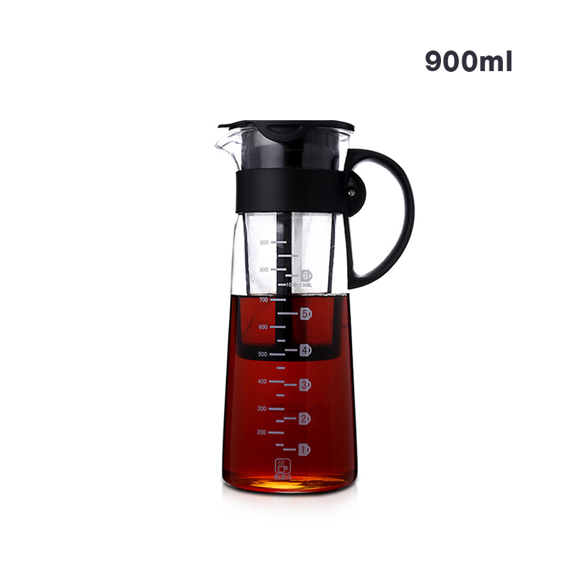 Koonan Glass tea and coffee maker 900 ml.