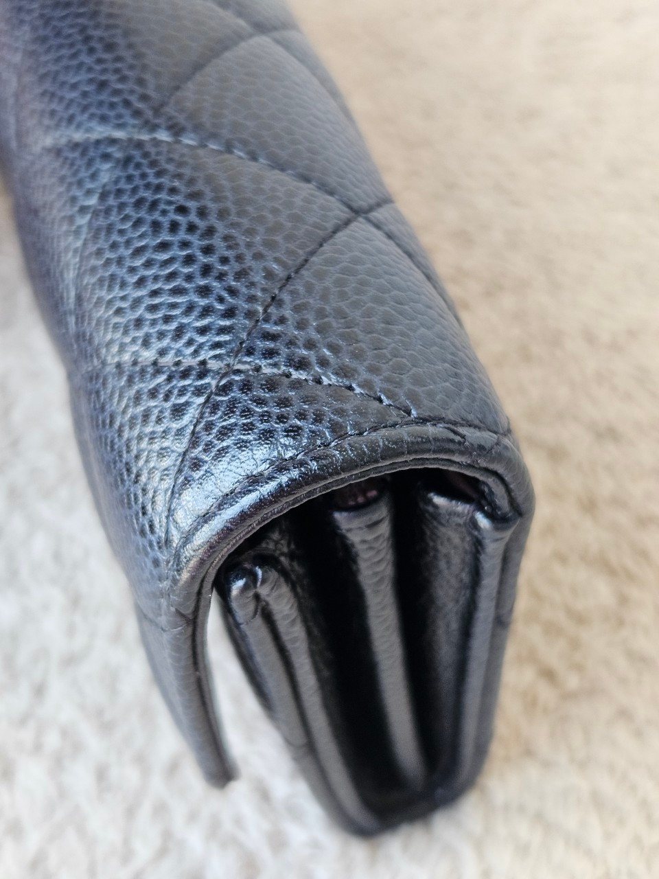 Chanel Sarah Black Cavier SHW