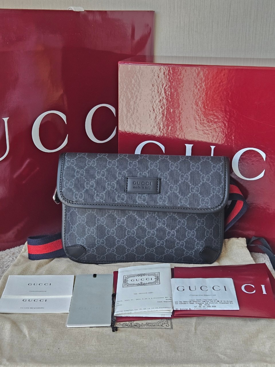 Gucci Black Beltbag
