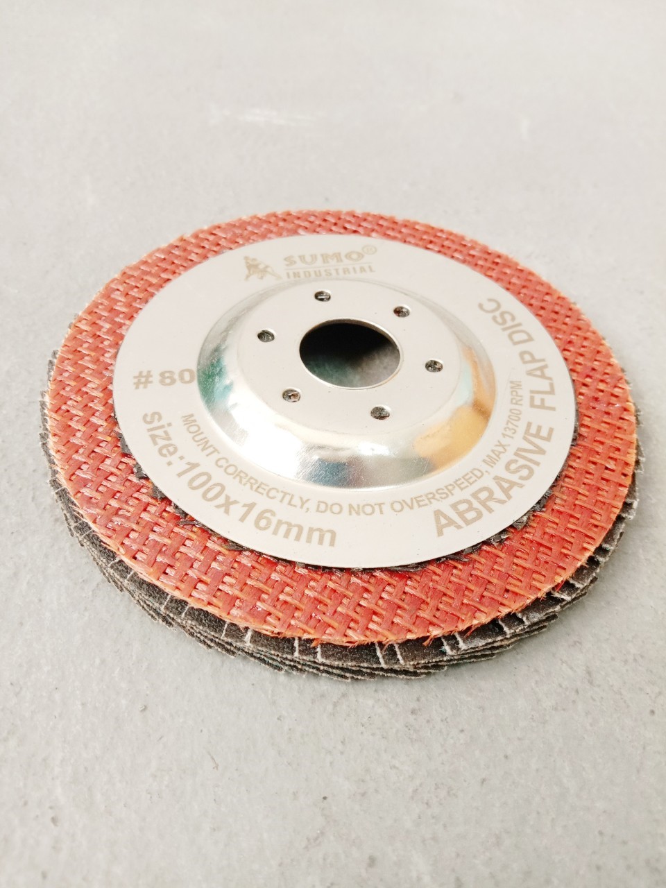 ผ้าทรายจานซ้อนเรียง หลังแข็ง