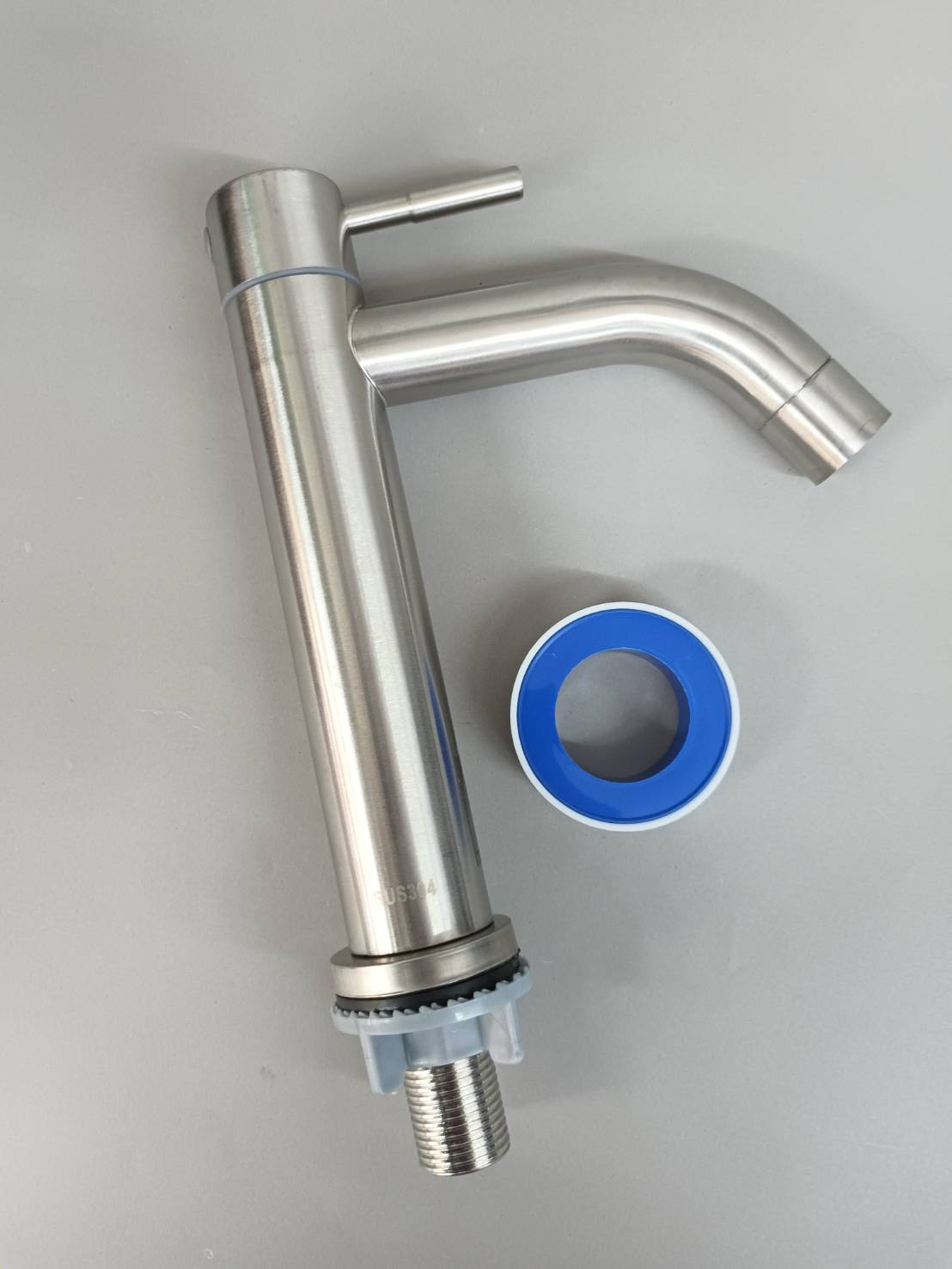 ก๊อกอัดแผง อ่างสูงก้านกลม R07SS-PK